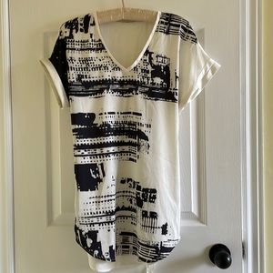 Patterned tunic